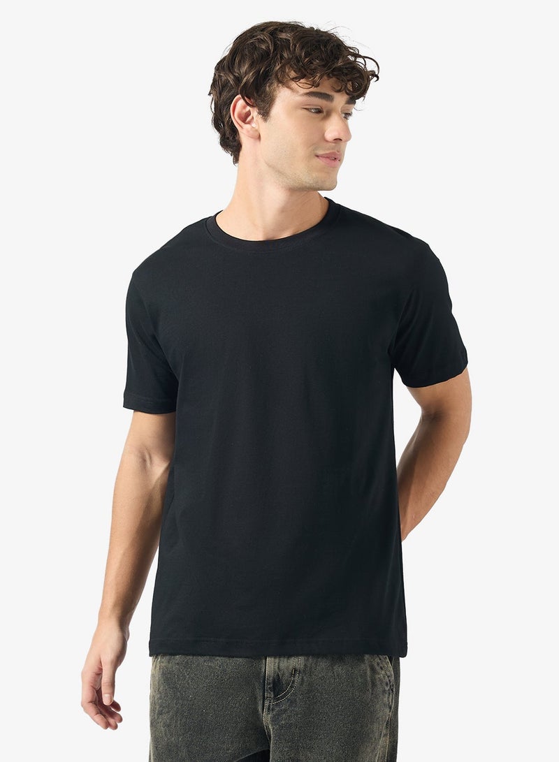 Seventy Five Basics Pack of 2 Round Neck T-Shirt - Image 3